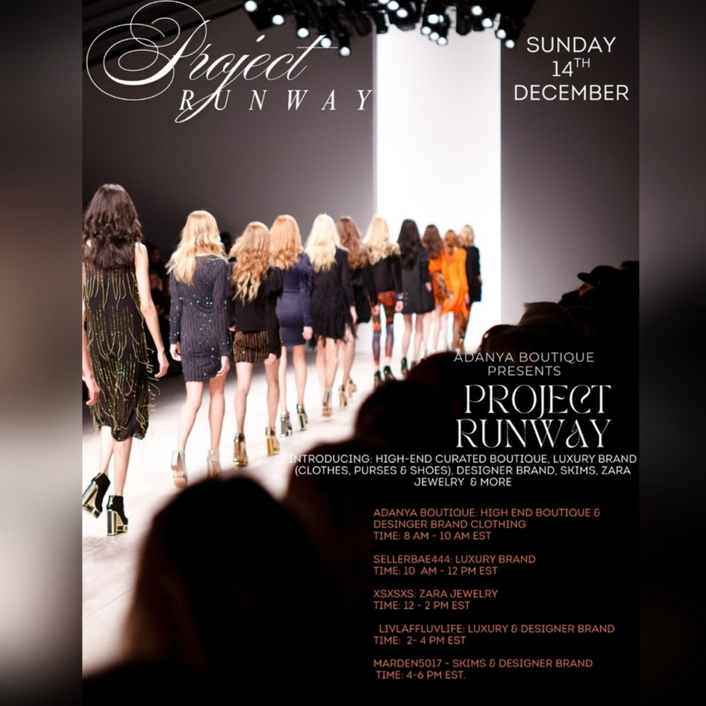 PROJECT RUNWAY SHOW TRAIN DECEMBER 14/25 - Picture 2 of 2